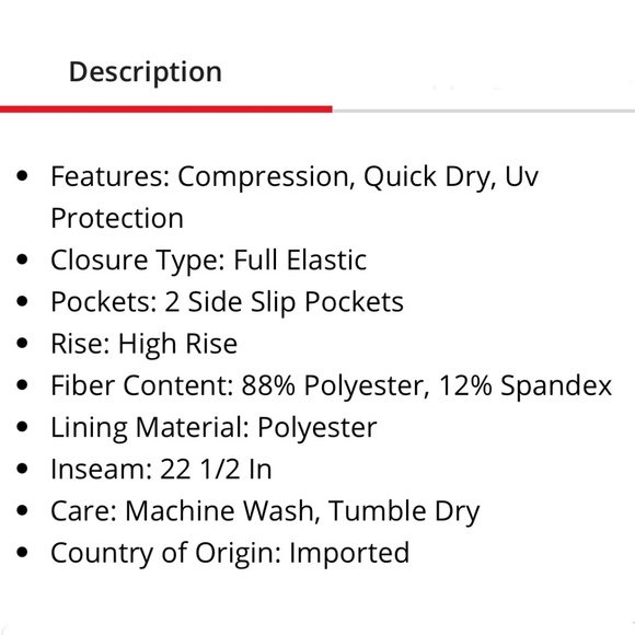 Xersion Blue Dot Train Women's High Rise Quick Dry 7/8 Ankle Leggings M L XL XXL - Picture 4 of 11